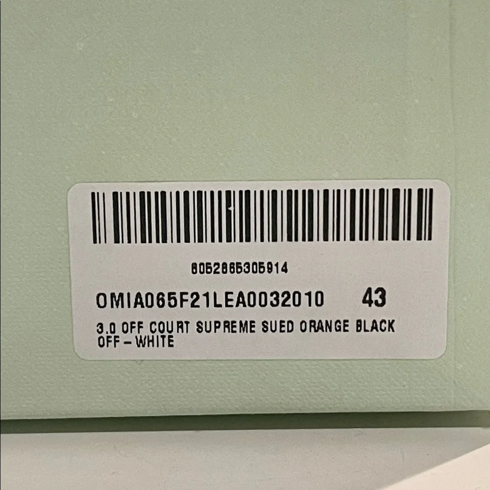 Brand new Off-White suede sneakers - Picture 6 of 6
